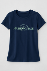 Camiseta Para Mujer Aero Graphic Level 1 Cadet Navy 7065