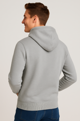 Buzo Para Hombre Aero Guys Full Zip Hoodies Light Heather Grey 5997