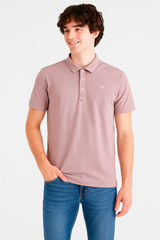 Camiseta Polo Para Hombre Aero Guys SS Novelty Polo Dawn Pink 9452