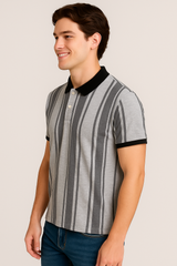Camiseta Polo Aero Guys SS Novelty Polo Lightest Heather Grey 4925