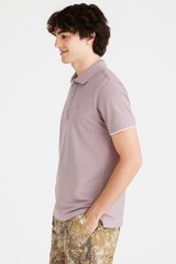 Camiseta Polo Para Hombre Aero Guys SS Novelty Polo Dawn Pink 9452