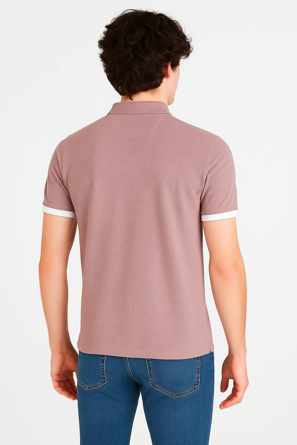Camiseta Polo Para Hombre Aero Guys SS Novelty Polo Dawn Pink 9452
