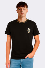 Camiseta para Hombre Aero Guys SS Novelty Polo Dark Black PEANUTS0140