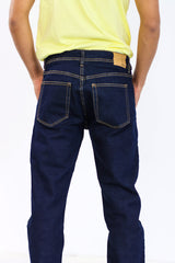 Jean Para Hombre Aero Guys Slim Straight Dark Wash 9324