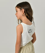 Top Aero Kids Fashion Bare Graphic Bleach PEANUTS0050