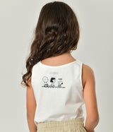 Top Aero Kids Fashion Bare Graphic Bleach PEANUTS0050