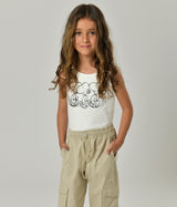 Top Aero Kids Fashion Bare Graphic Bleach PEANUTS0050