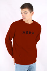 Buzo Para Hombre Aero Guys Fleece Other Brick Dust 7697