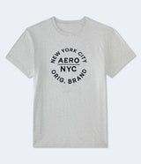 Camiseta Para Hombre Aero Level 2 Graphic Tees Lightest Heather Grey 9296