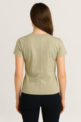 Camiseta Para Mujer Aero Girls Solid SS Surf Spray 6505