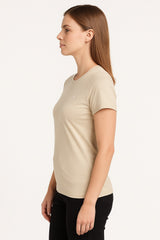 Camiseta Para Mujer Aero Girls Solid SS Egret 4204