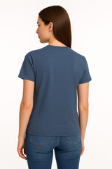 Camiseta Para Mujer Aero Graphic Level 1 Celestial 7059