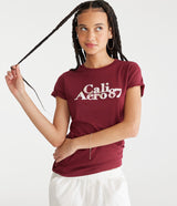 Camiseta Para Mujer Graphic Level 2 Rustic Wine 6706