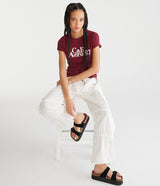 Camiseta Para Mujer Graphic Level 2 Rustic Wine 6706