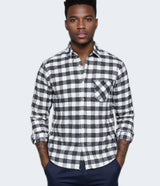 Camisa Para Hombre Aero Guys LS Woven Shirts Black 5580