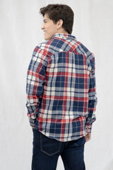 Camisa Para Hombre Aero Guys Ls Woven Shirts Tomato Puree 8837