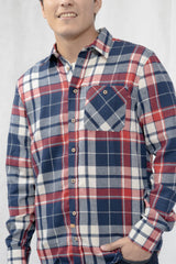 Camisa Para Hombre Aero Guys Ls Woven Shirts Tomato Puree 8837