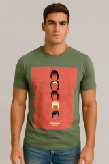 Camiseta Para Hombre Aero Guys Fashion Graphics Hedge Green RS061