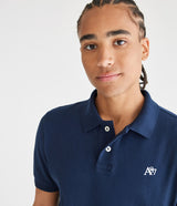 Camiseta Polo Para Hombre Aero Guys SS Solid Polo Cadet Navy 7907