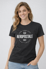 Camiseta para Mujer Aero Graphic Level 2 Dark Black 6851