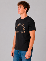 Camiseta Para Hombre Aero Level 1 Graphic Tees Dark Black 6212
