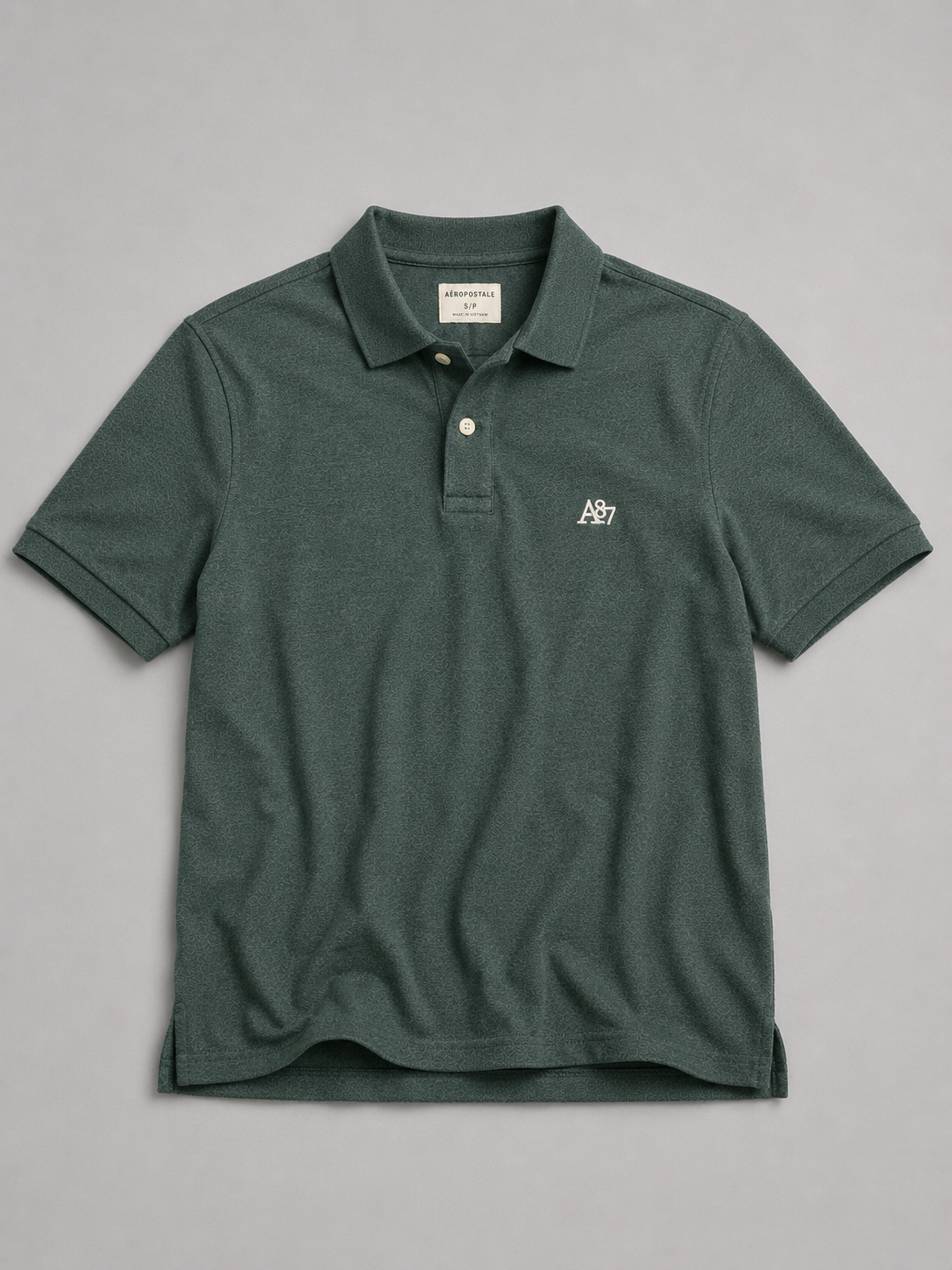 Camiseta Polo Aero Guys SS Solin Polo Green Gables 7907