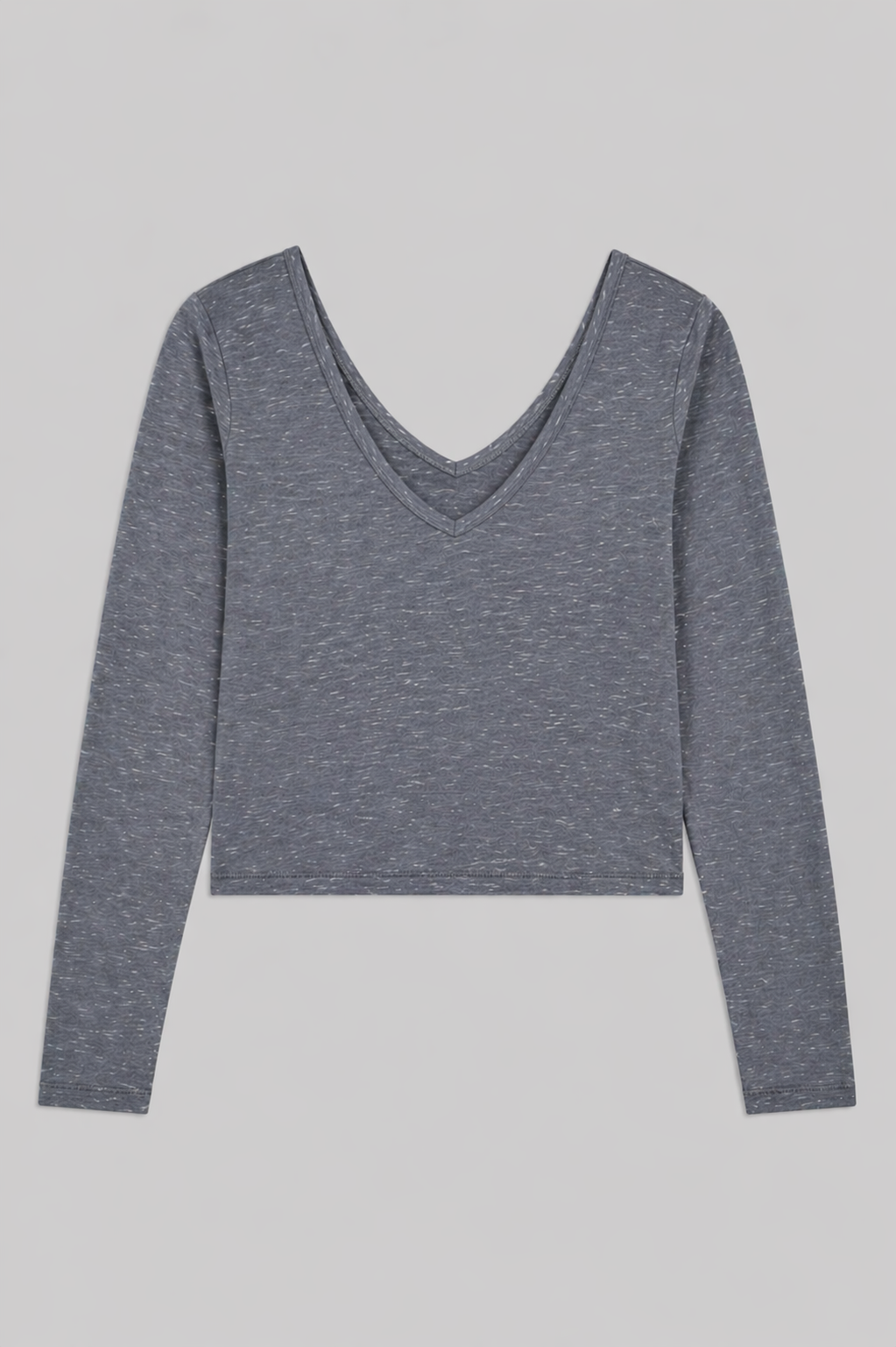 Top Para Mujer Aero Girls LS Fashion Top Suede Blue 2335