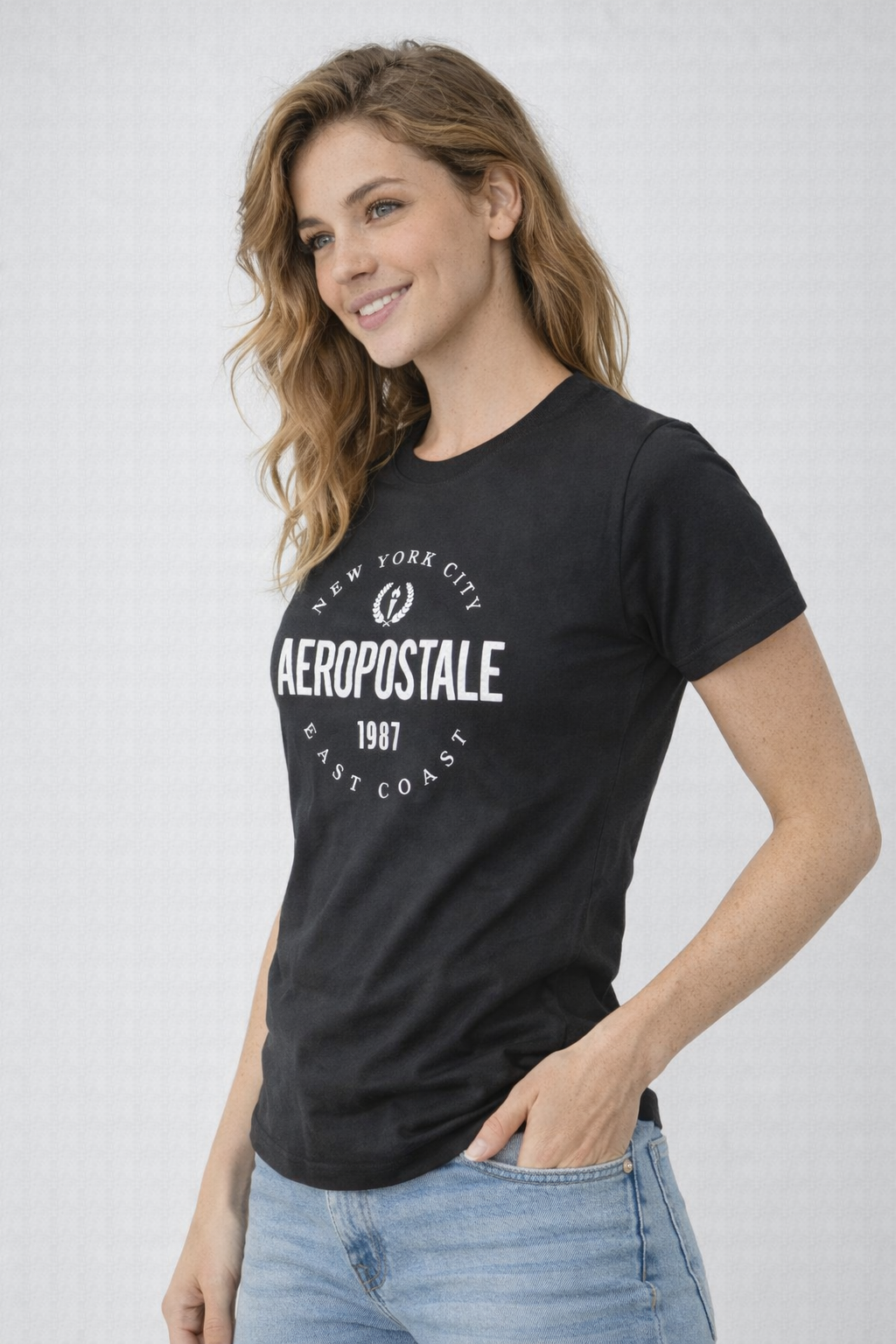 Camiseta para Mujer Aero Graphic Level 2 Dark Black 6851