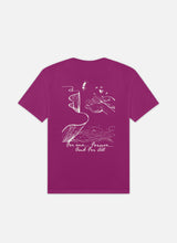 Camiseta para hombre Fucsia Fashion Graphics 8871