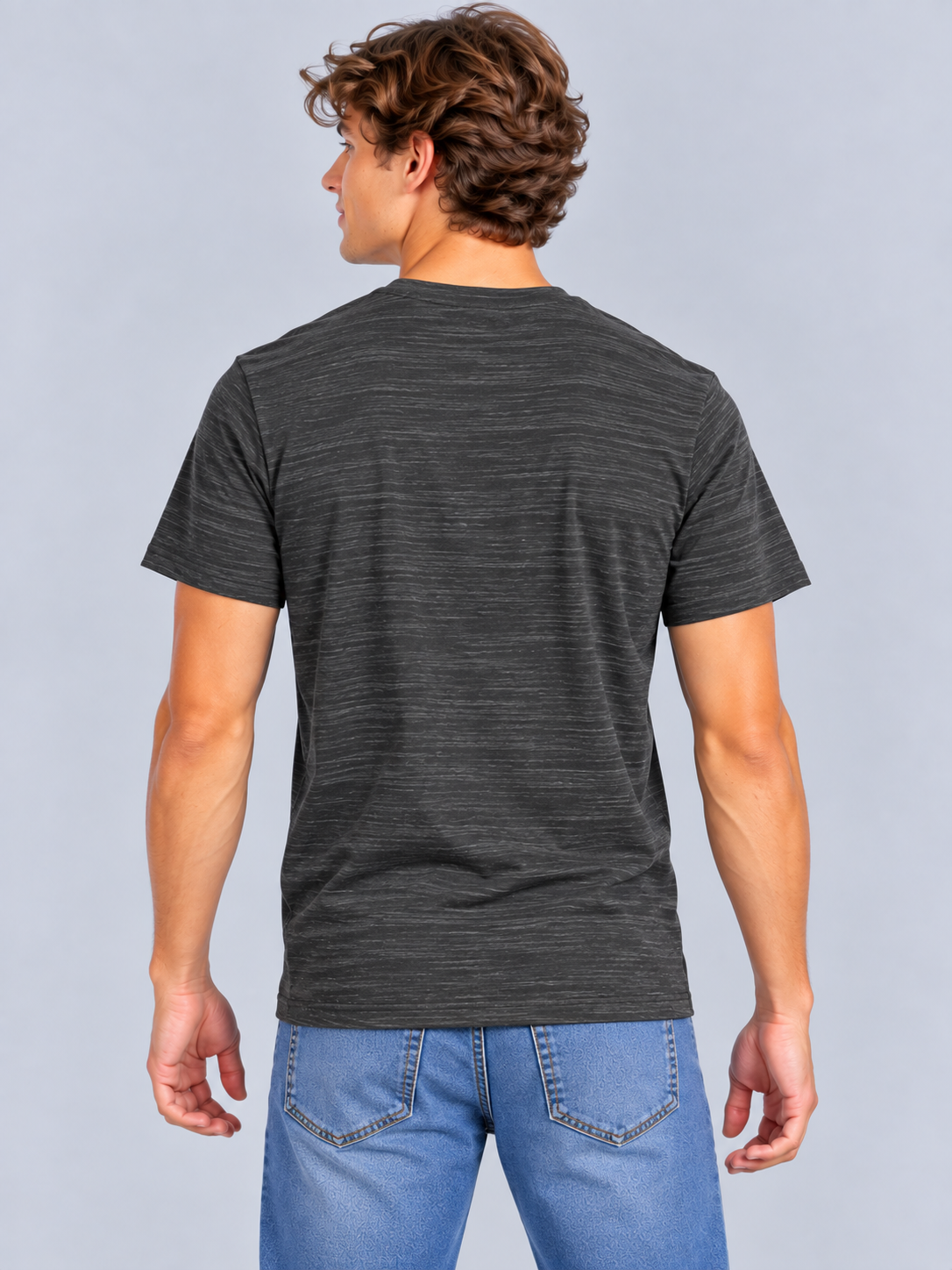 Camiseta Para Hombre Aero Level 2 Graphic Tees Drak Black 4812