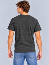 Camiseta Para Hombre Aero Level 2 Graphic Tees Drak Black 4812