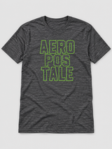 Camiseta Para Hombre Aero Level 2 Graphic Tees Drak Black 4812