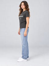 Camiseta Para Mujer Aero Graphic Level 2 Drak Black 7151