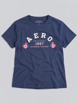 Camiseta Para Mujer Aero Graphic level 2 Cadet Navy 6863
