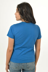 Camiseta Para Mujer Aero Graphic Level 1 Vallarta Blue 6220