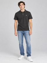 Camiseta Polo Aero  Guys Solid Polo Dark Black  7907