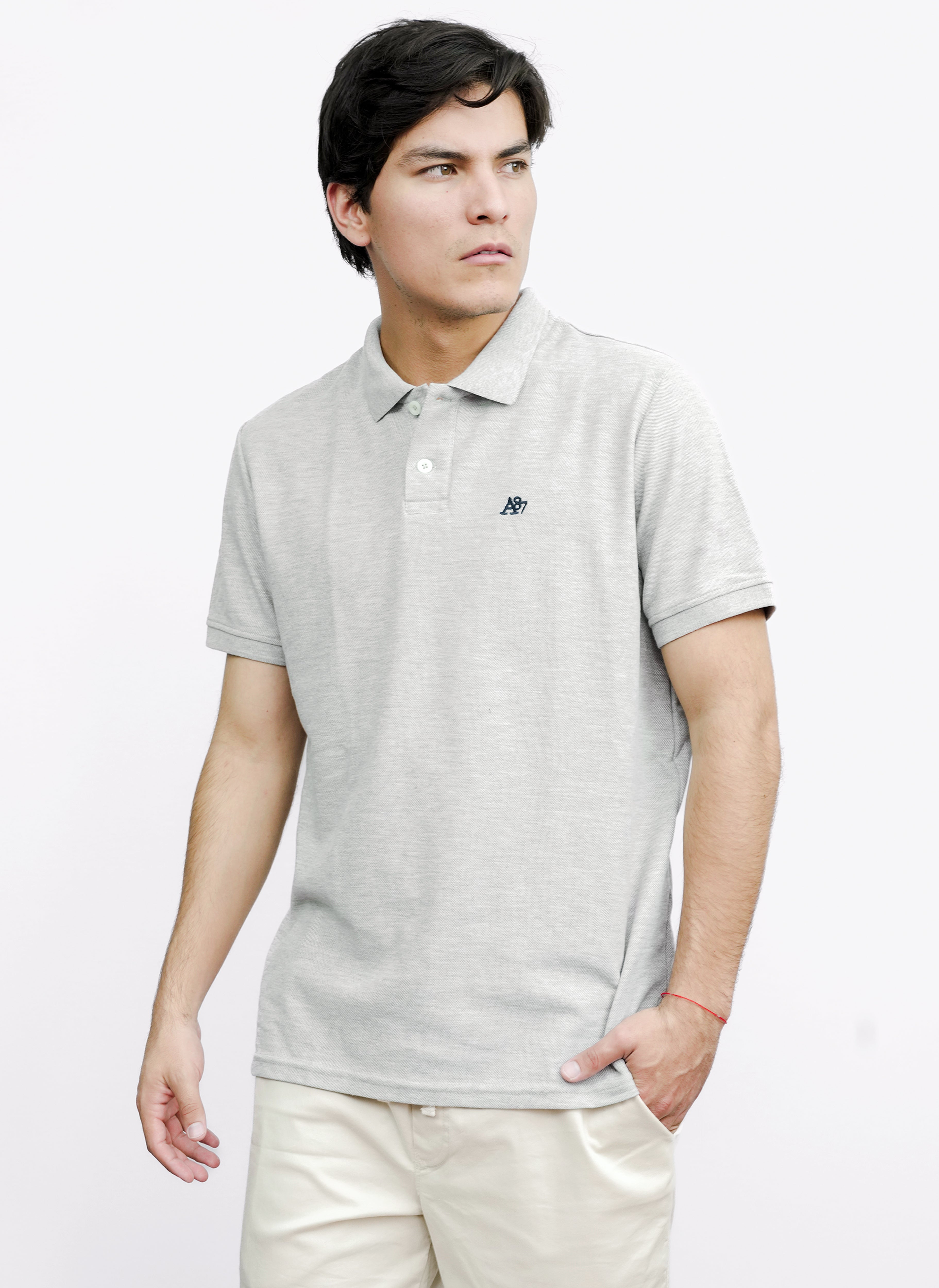 Camiseta Polo Para Hombre Guys Ss Solid Polo Aero Guys Ss Solid Pololhg Light Heather Grey 7907