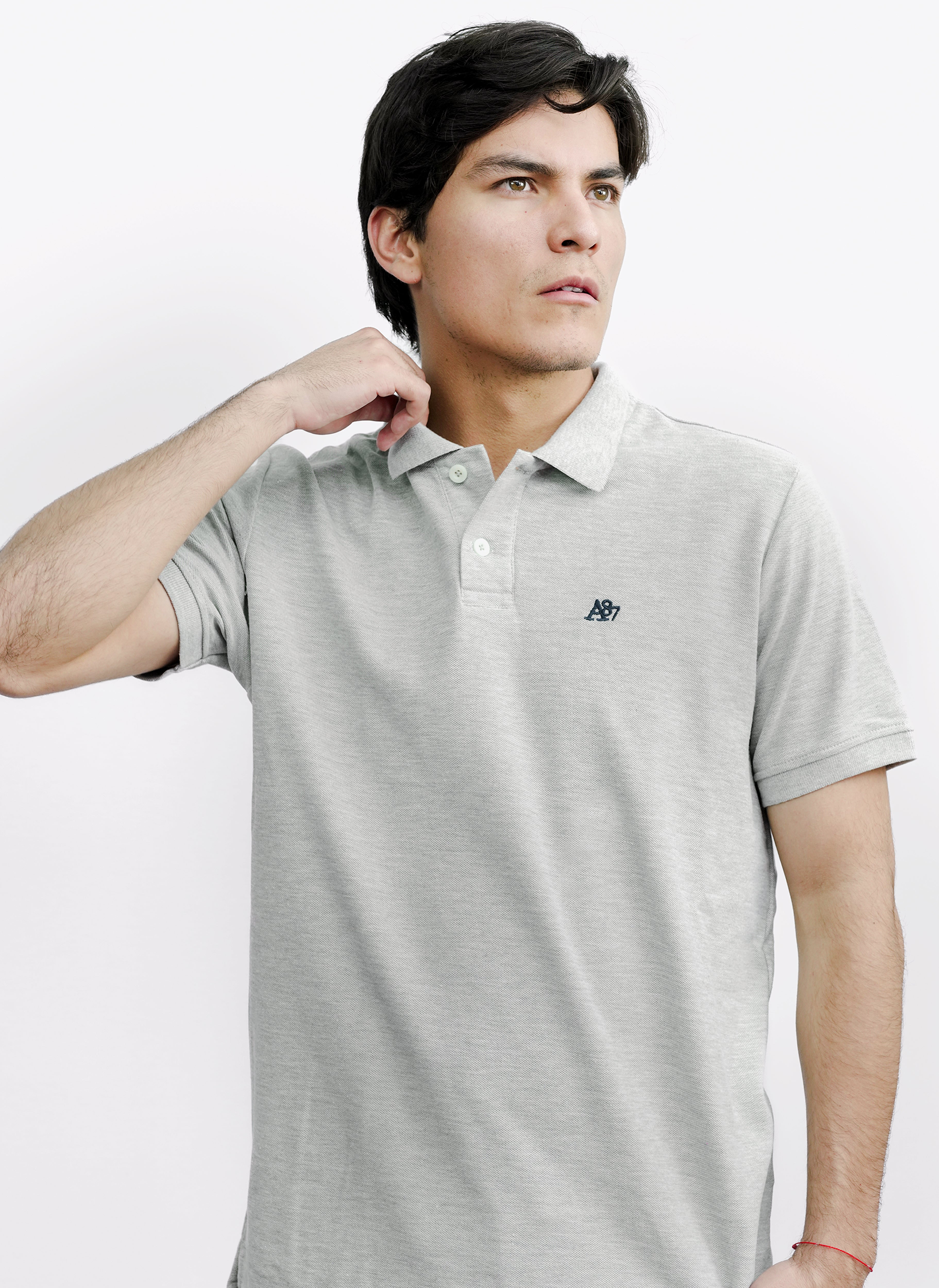 Camiseta Polo Para Hombre Guys Ss Solid Polo Aero Guys Ss Solid Pololhg Light Heather Grey 7907
