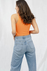 Top Para Mujer Fashion Bare Solid Aero Fashion Bare Solid Jaffa Orange Orange 9513