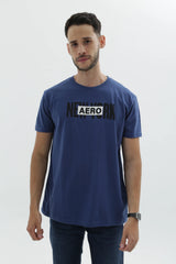 Camiseta Para Hombre Level 2 Graphic Tees Aero Level 2 Graphic Tees Dress Blues Blues 3334