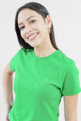 Camiseta Basica Para Mujer Girls Solid Ss Aero Girls Solid Ss Village Green Green 4078