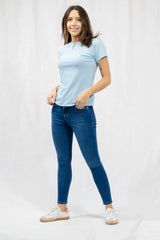Camiseta Basica Para Mujer Girls Solid Ss Aero Girls Solid Ss Della Robbia Blue Della Robbia Blue 4078