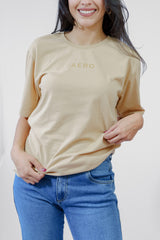 Camiseta Para Mujer Girls Fashion Graphics Aero Girls Fashion Graphics Latte Latte 8372