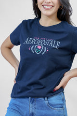 Camiseta Para Mujer Graphic Level 1 Aero Graphic Level 1 Moon Indigo Moon Indigo 6443