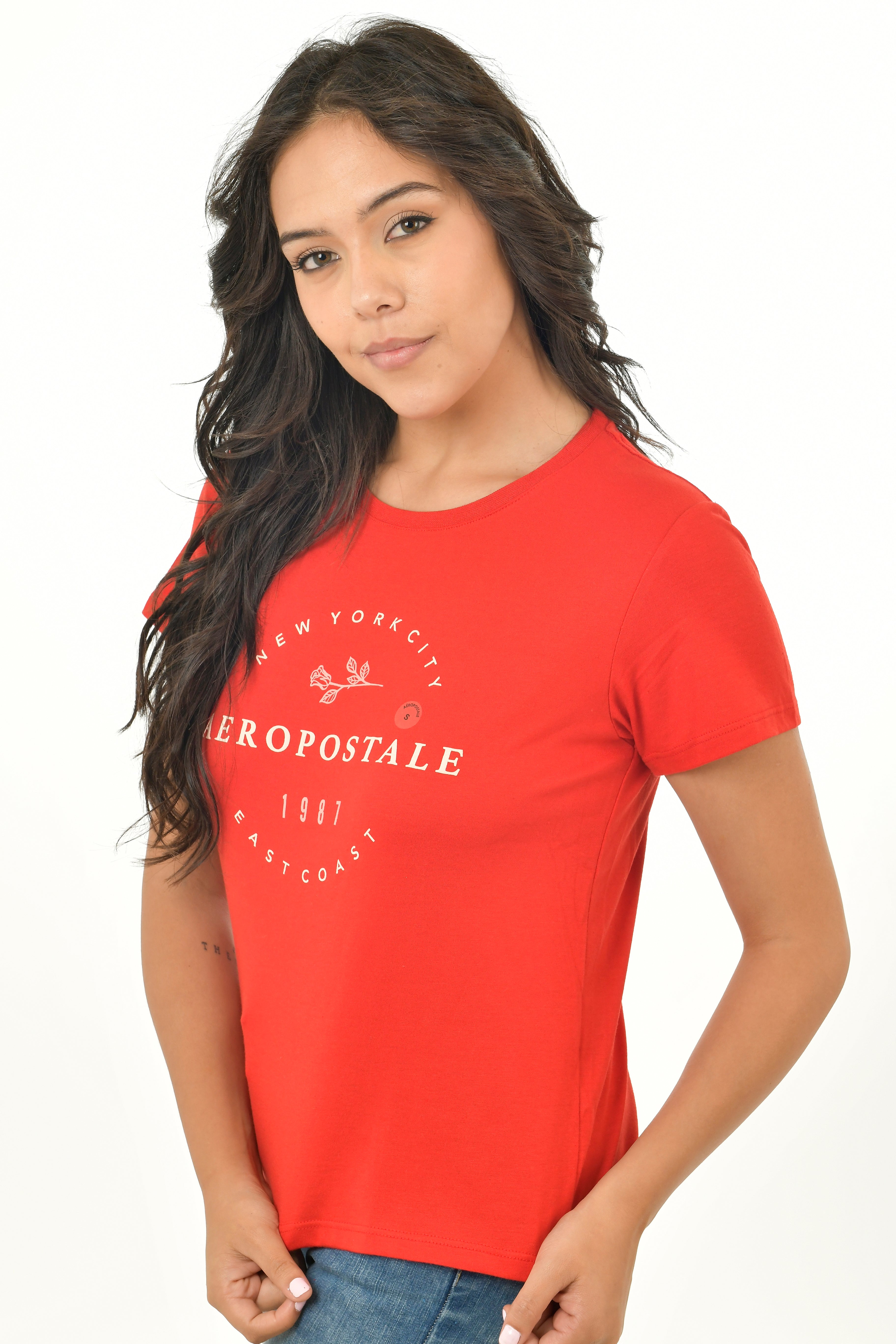Camiseta Para Mujer Aero Graphic Level 1 True Red 5662