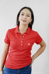Camiseta Polo Para Mujer Solid Polo Aero Solid Polo Bittersweet Bittersweet 4164