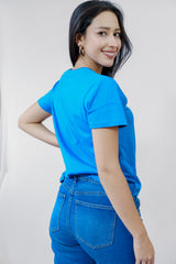 Camiseta Para Mujer Graphic Level 1 Aero Graphic Level 1 Halogen Blue Urban Blue 6453