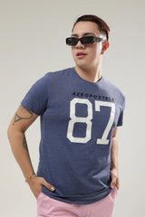 Camiseta Para Hombre Level 2 Graphic Tees Aero Level 2 Graphic Tees Sodalite Blue Sodalite Blue 3818