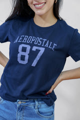 Camiseta Para Mujer Graphic Level 1 Aero Graphic Level 1 Mood Indigo Moon Indigo 6419
