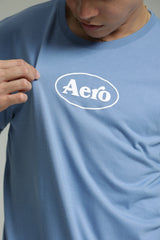Camiseta Para Hombre Level 2 Graphic Tees Aero Level 2 Graphic Tees Aegean Blue Aegean Blue 1590